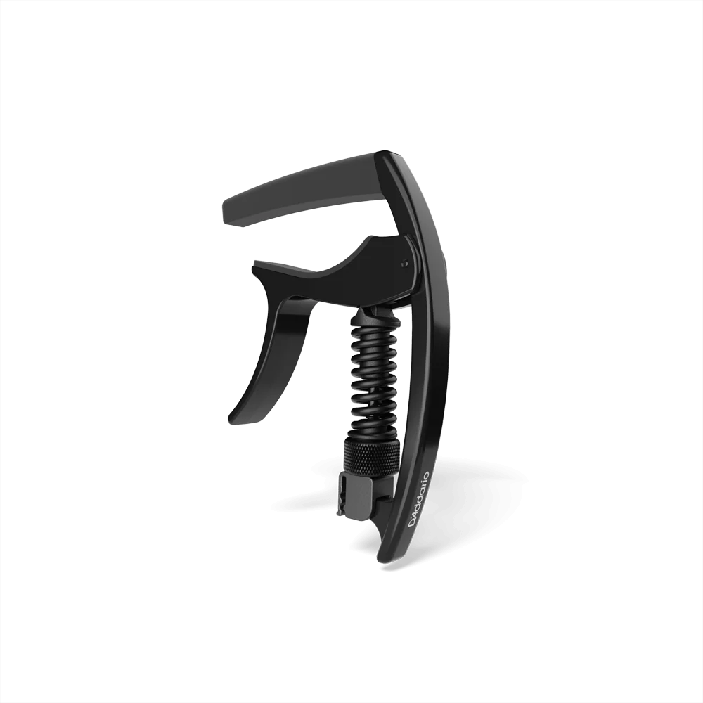 D’Addario Tri-Action Capo Adjustable Tension, Black