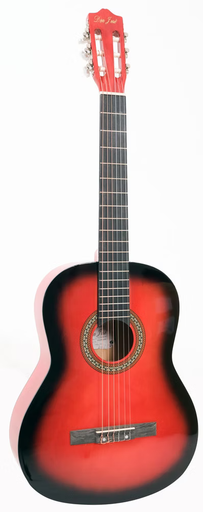 Don Jose - Guitarra Clasica con Funda - DJ-G395 Red