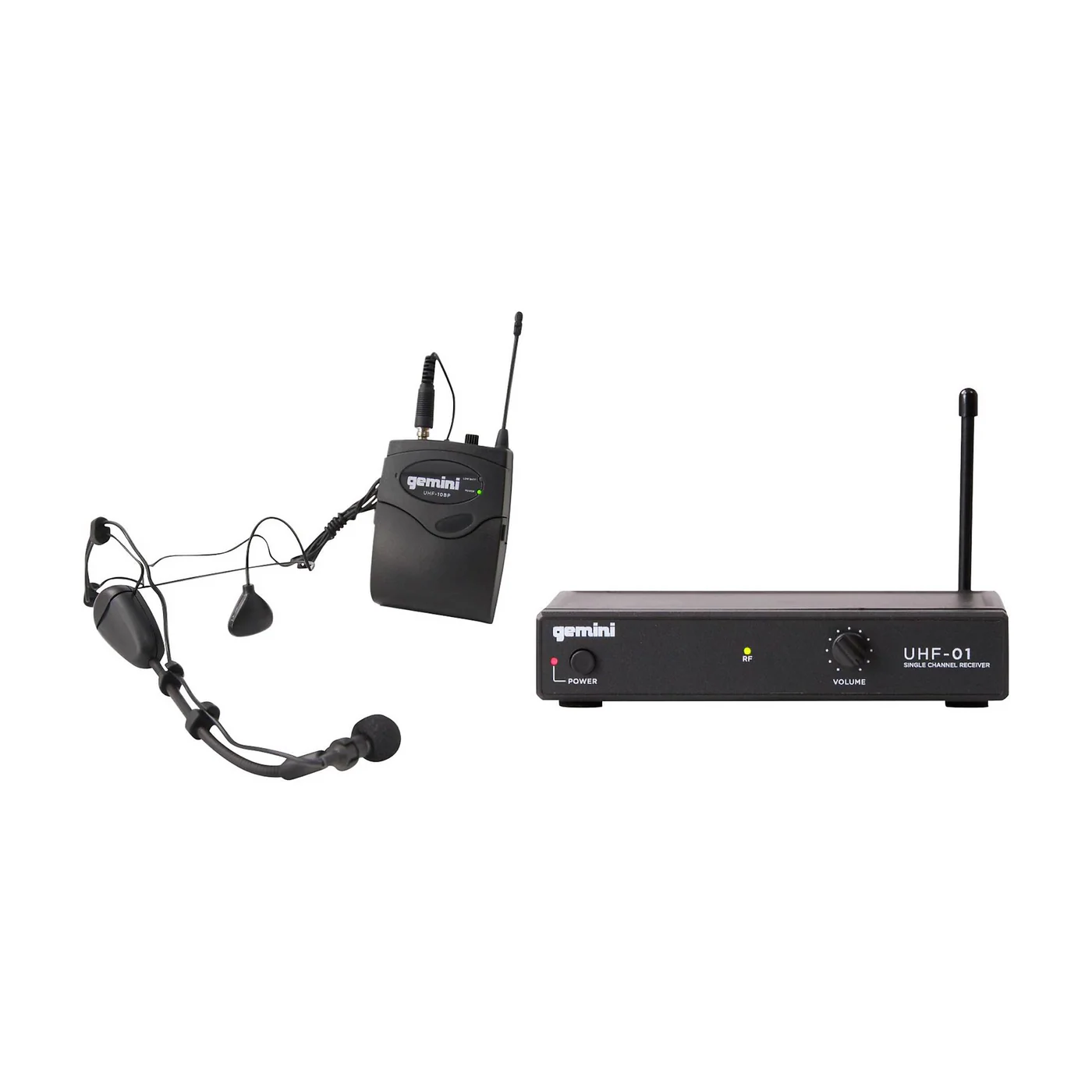 Gemini Sound UHF-01HL — wireless headset microphone system UHF