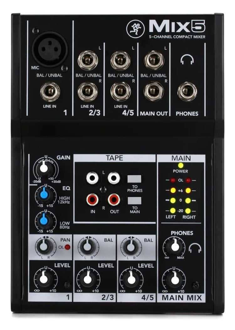 Mackie Mix5 5-channel Mixer