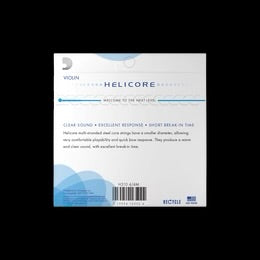 D'Addario H310 4/4M Helicore Violin String Set - 4/4 Size - Medium Tension
