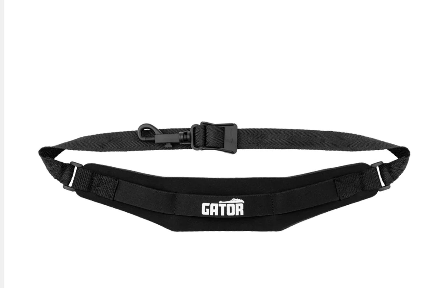 Gator Deluxe Neoprene Saxophone Neck Strap Junior SIZE- 15-19 inches, Black