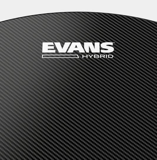 Evans Hybrid Marching Black Snare Batter