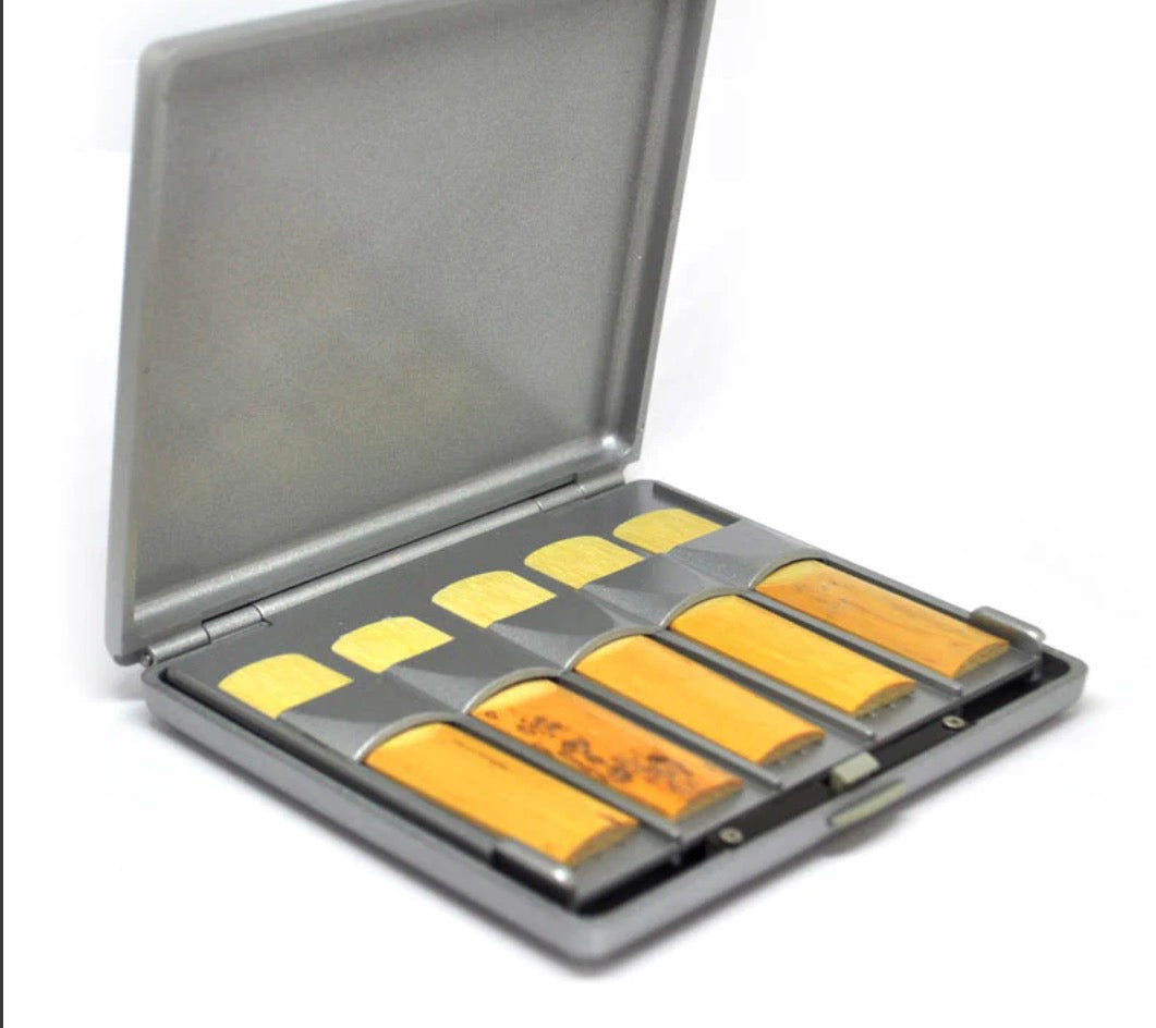 Rigotti Saxophone Reed Case for Bb Clarinet, Alto & Tenor Mouthpiece