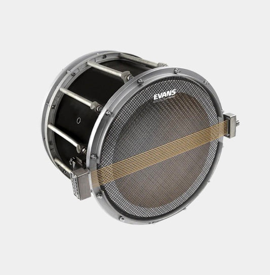 Evans Hybrid Marching Snare Side