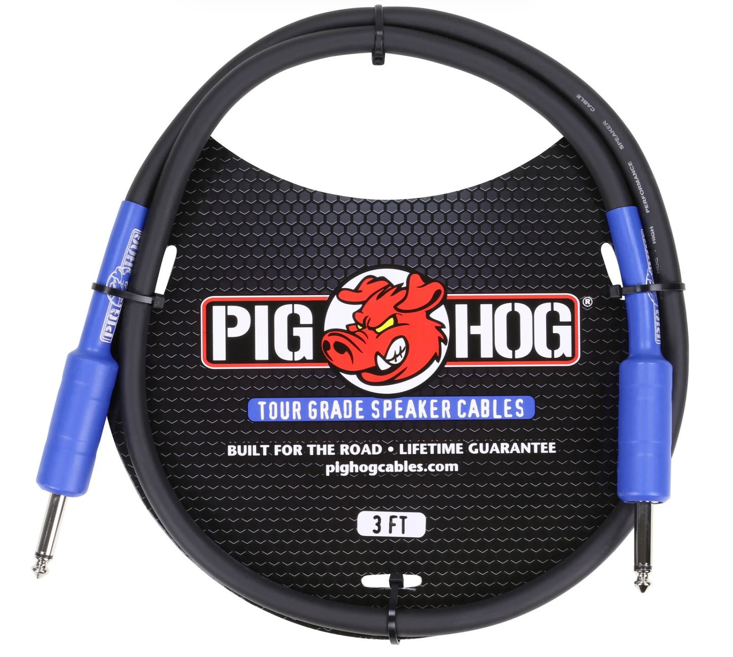 PIG HOG 9.2MM SPEAKER CABLE, 3FT (14 GAUGE WIRE)