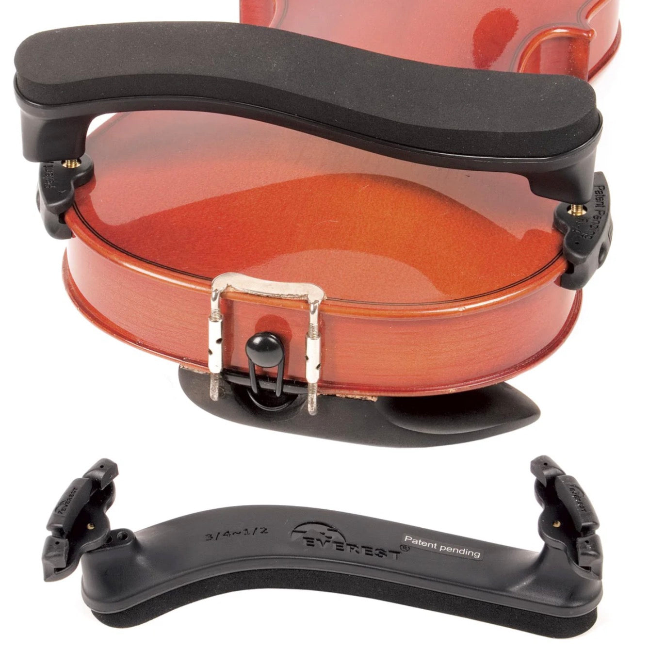 Everest 4/4 ~ 3/4 -size EZ Series Violin Shoulder Rest