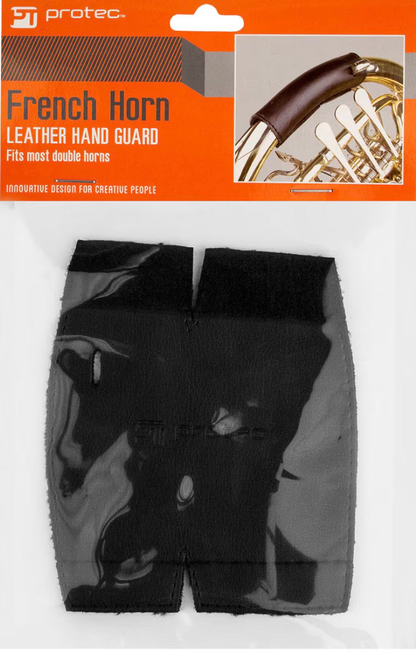 French Horn Hand Guard - Leather, Size Larger