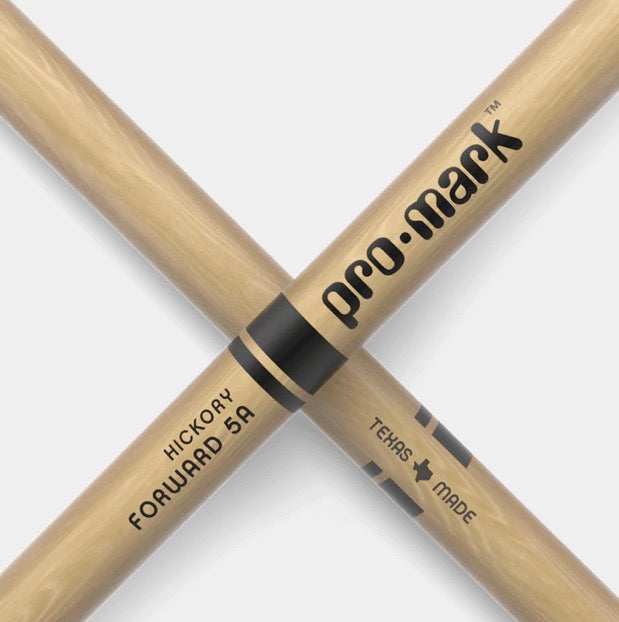ProMark Classic Forward DrumSticks - Hickory - 5A - Nylon Tip