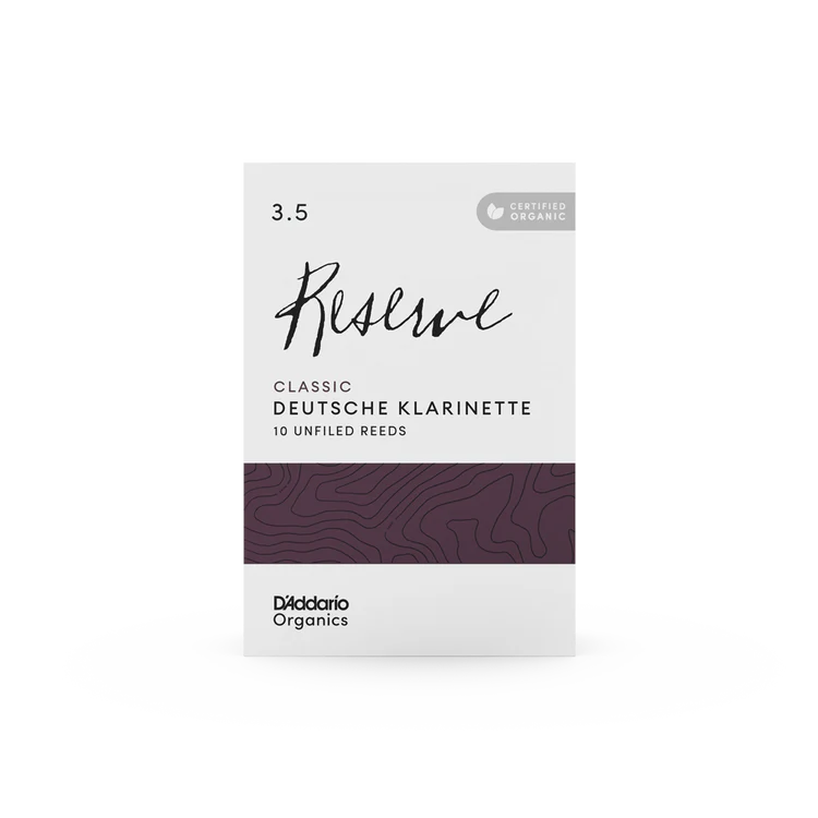 Organic Reserve Classic Deutsche Klarinette Reeds-Individually-Sealed, 10-Pack