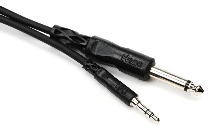HOSA Mono Interconnect 1/4 TS to 3.5mm TRS