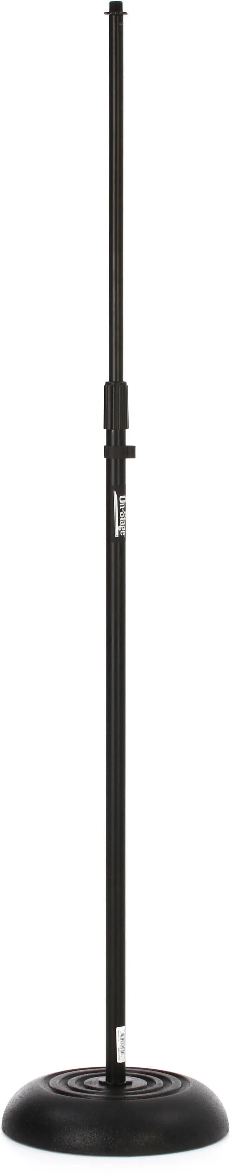 On-Stage MS7201B Round Base Microphone Stand