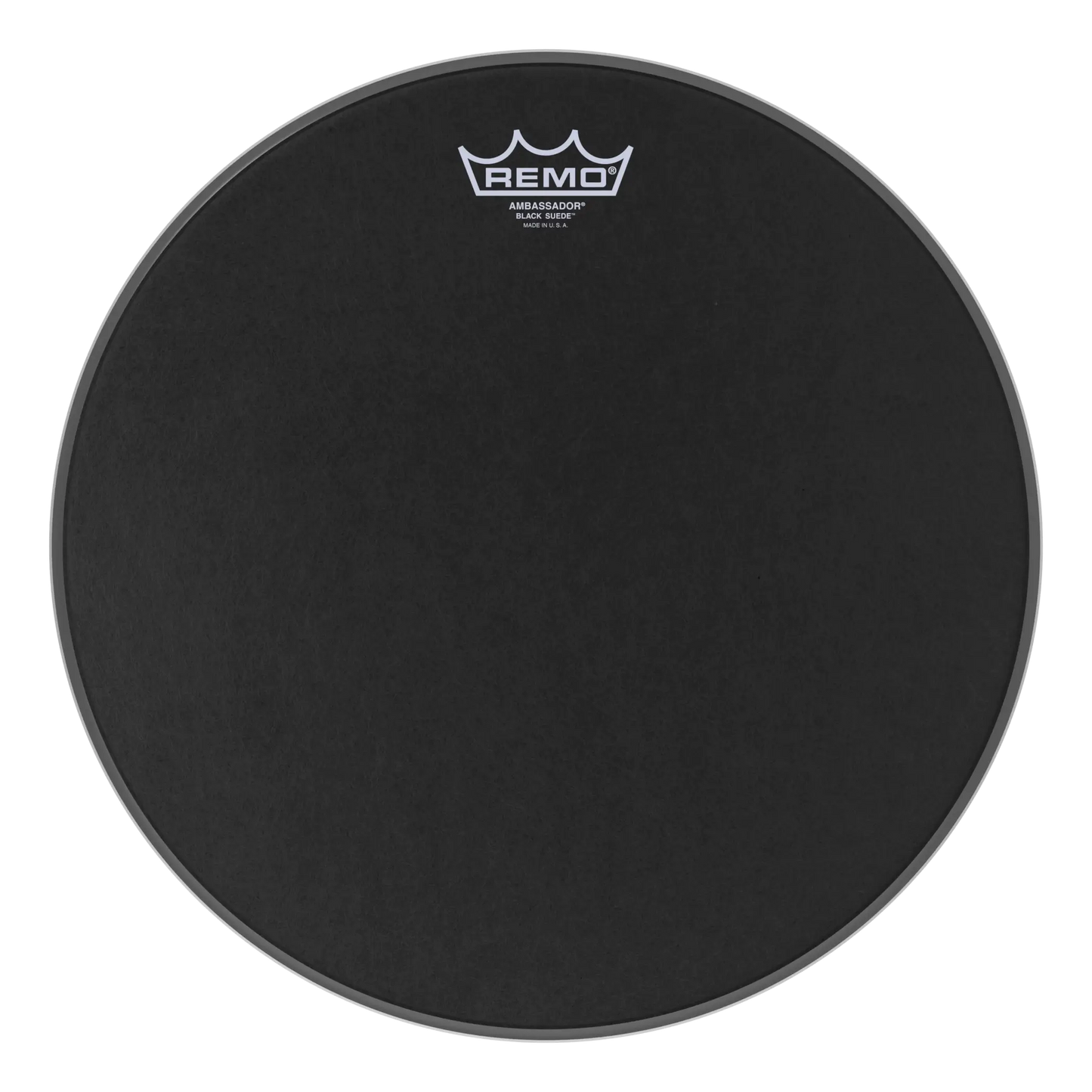 Remo Ambassador Black Suede