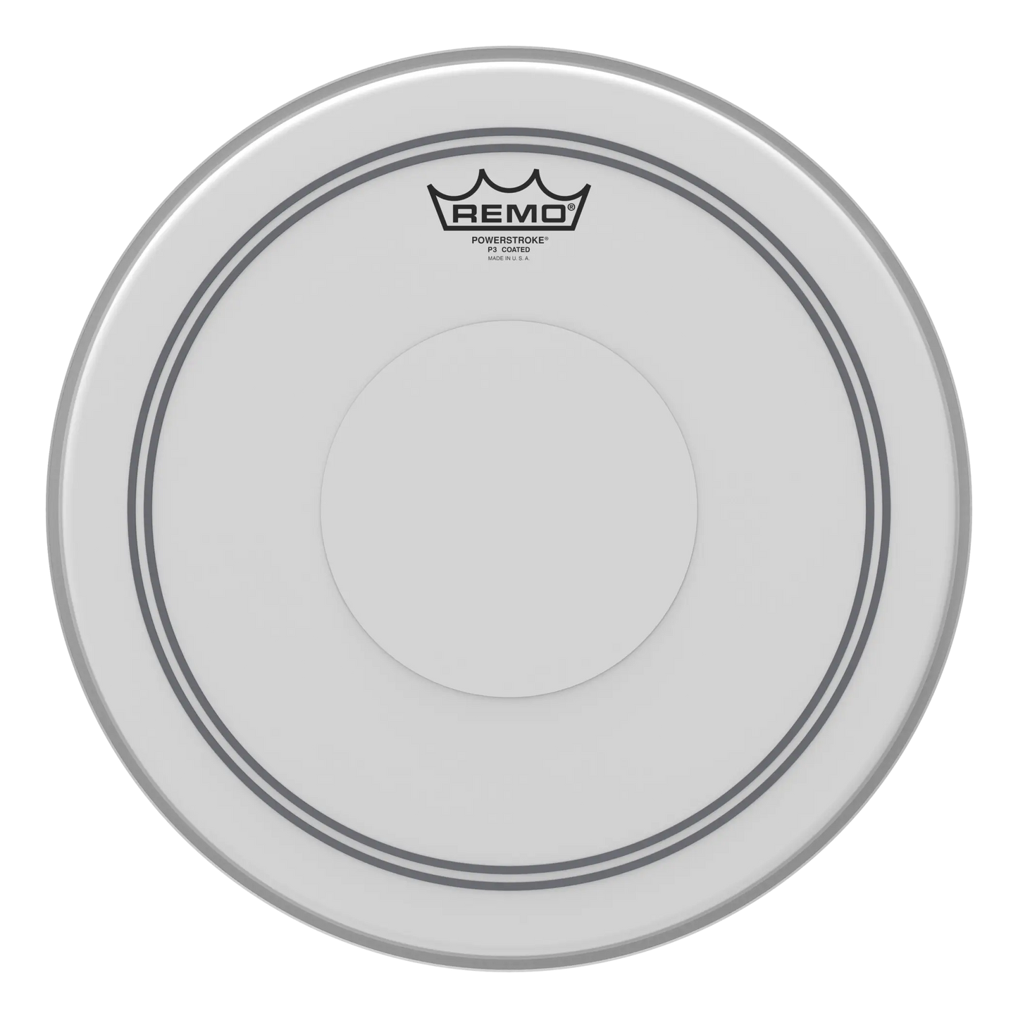 Remo Powerstroke P3 Coated Batter Drumhead with Clear Dot 14 inches