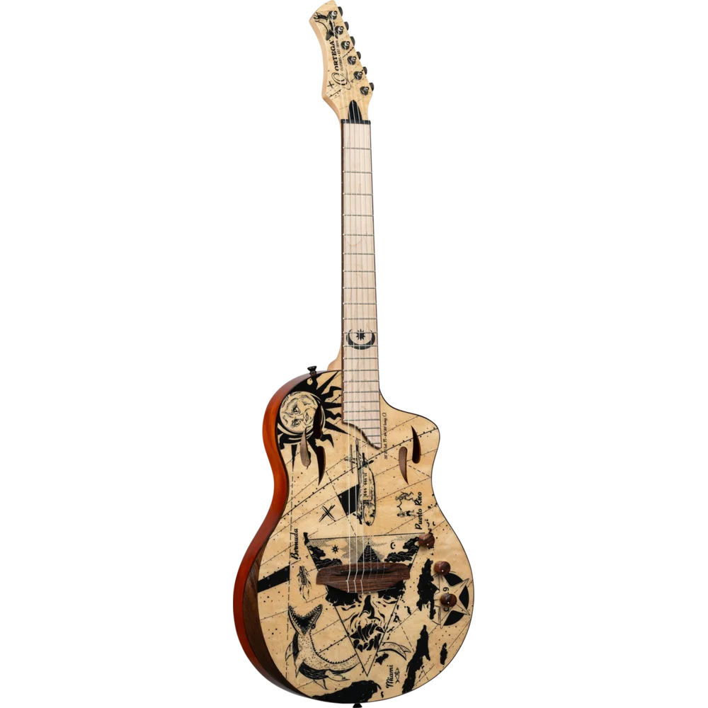 Ortega RTPG-LS2 Nylon-String Acoustic-Electric Guitar Okume