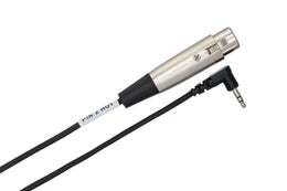 Hosa Camcorder Cable XLR3F to Right-angle 3.5 mm TRS 5FT