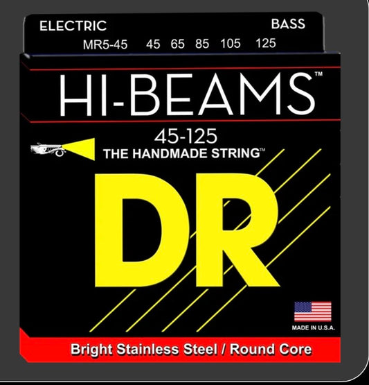 HI-DR Strings Hi-Beam Stainless Steel Bass Guitar Strings