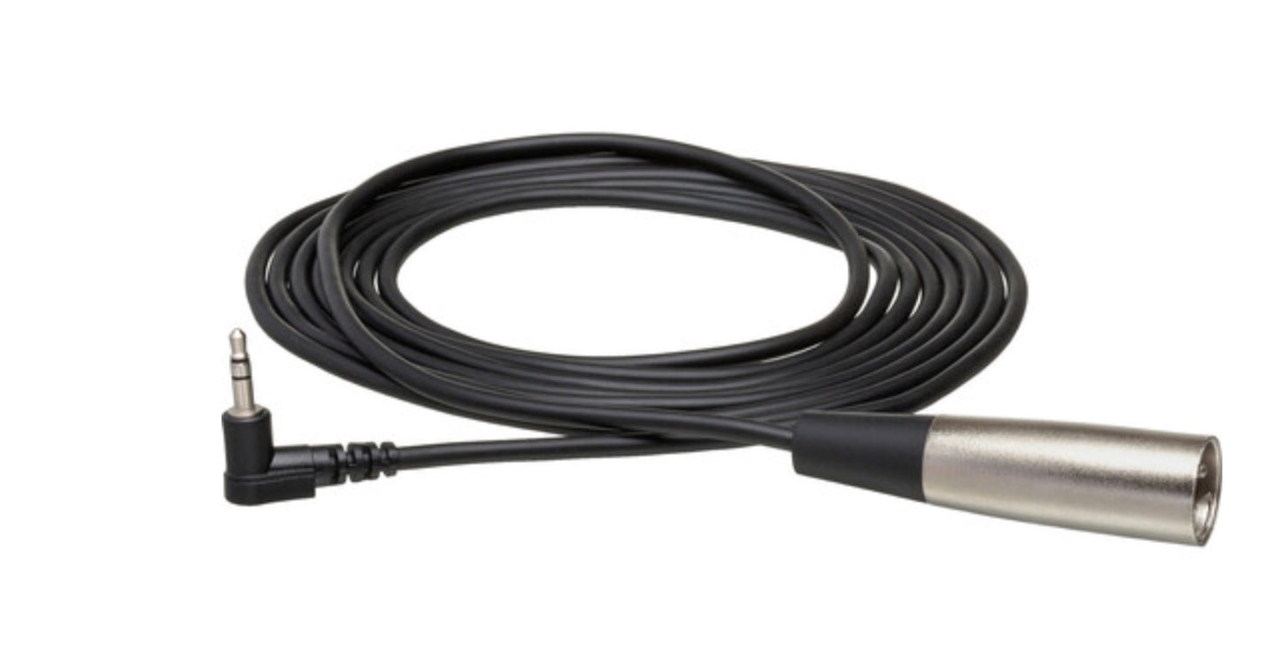 Right-angle 3.5mm TRS to XLR3m XVM-115M
