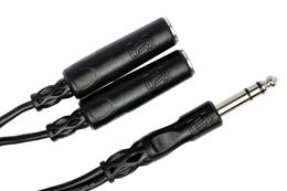 HOSA Y Cable 1/4 in TRS to Dual 1/4 in TRSF YPP-118