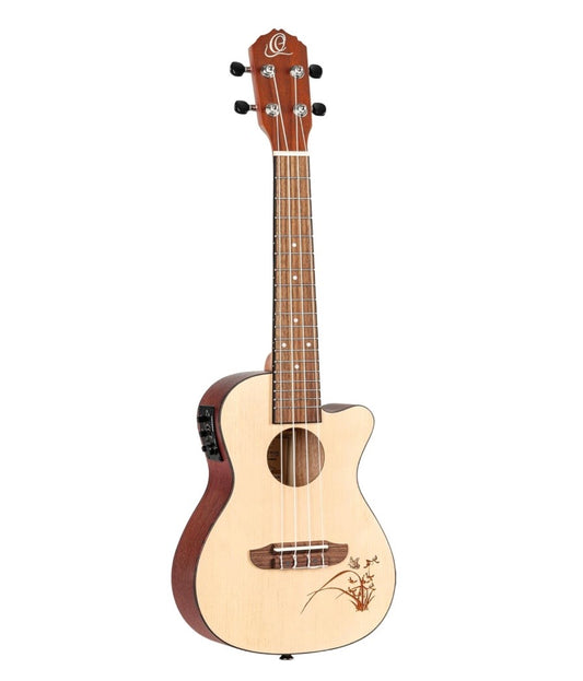Ortega Bonfire Series Concert Acoustic-Electric Ukulele