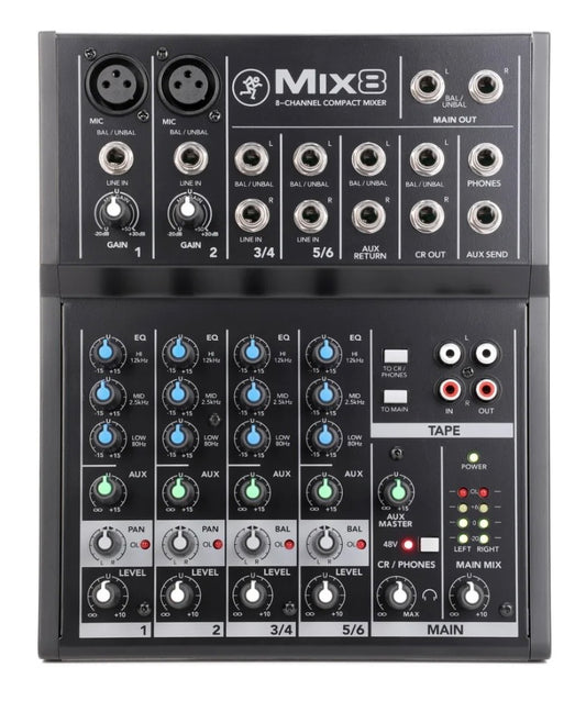 Mackie Mix8 8-channel Mixer