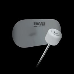 Evans PC2 Double Bass Drum Patch (pair) - Clear Plastic