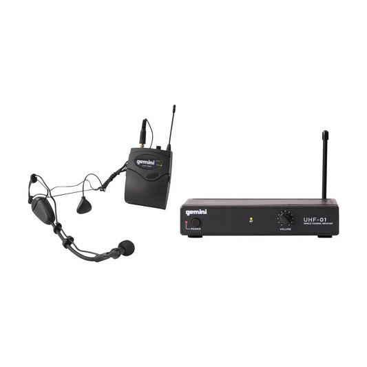 Gemini Sound UHF-01HL — wireless headset microphone system UHF