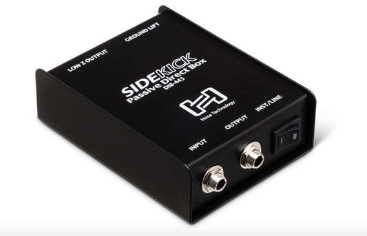 Hosa Pro-Conex Sidekick Passive Direct Box – DIB-443
1/4 in TS to XLR3M