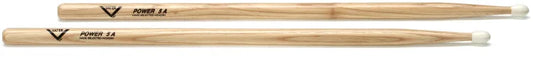 Vater American Hickory Drumsticks, Power 5A Nylon Tip
