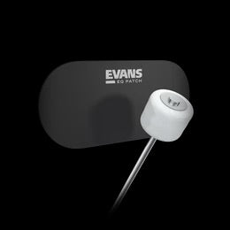 Evans PB2 Double Bass Drum Patch (pair) - Black Nylon