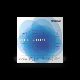 D'Addario H310 4/4M Helicore Violin String Set - 4/4 Size - Medium Tension