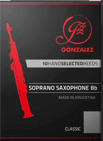 Gonzalez Reeds SSXSS Soprano Saxophone Classic Reeds (10-pack)