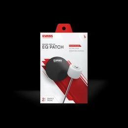 Evans PB1 Single Bass Drum Patch (Pair) - Black Nylon