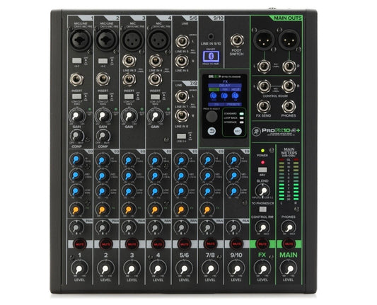Mackie ProFX10v3+ 10-channel Mixer with USB and Enhanced Effects