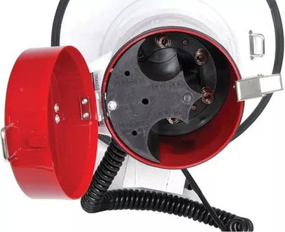 Nippon America Portable Handheld Megaphone with Detachable Microphone and Siren
