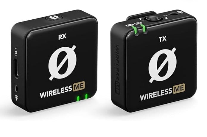 RØDE Wireless ME Ultra-compact Wireless Microphone System with Built-in Microphones, GainAssist Technology and 100m Range for Filmmaking, Interviews and Content Creation, Wireless ME