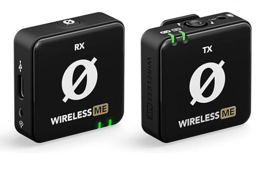 RØDE Wireless ME Ultra-compact Wireless Microphone System with Built-in Microphones, GainAssist Technology and 100m Range for Filmmaking, Interviews and Content Creation, Wireless ME