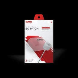 Evans PC2 Double Bass Drum Patch (pair) - Clear Plastic