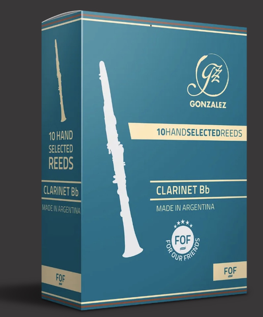 Gonzalez Reeds FOF Reeds for Bb Clarinet - (10-pack)
