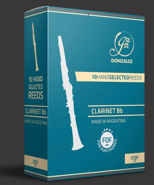 Gonzalez Reeds FOF Reeds for Bb Clarinet - (10-pack)