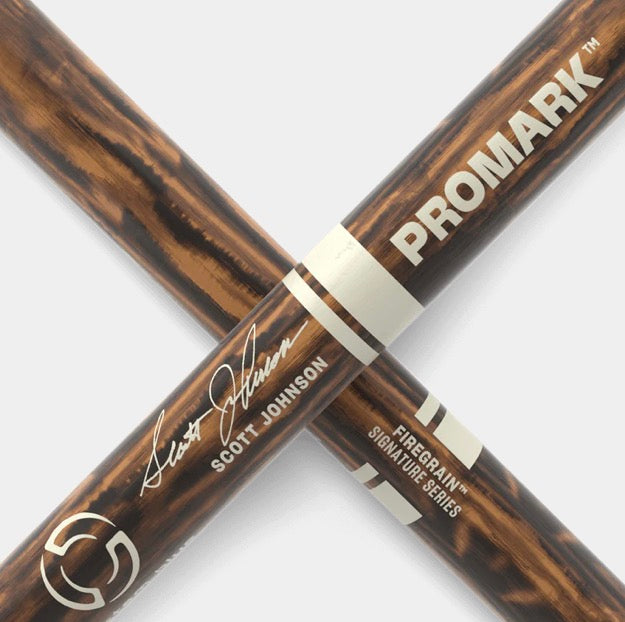 ProMark System Blue Scott Johnson Firegrain Marching Snare Drumsticks
