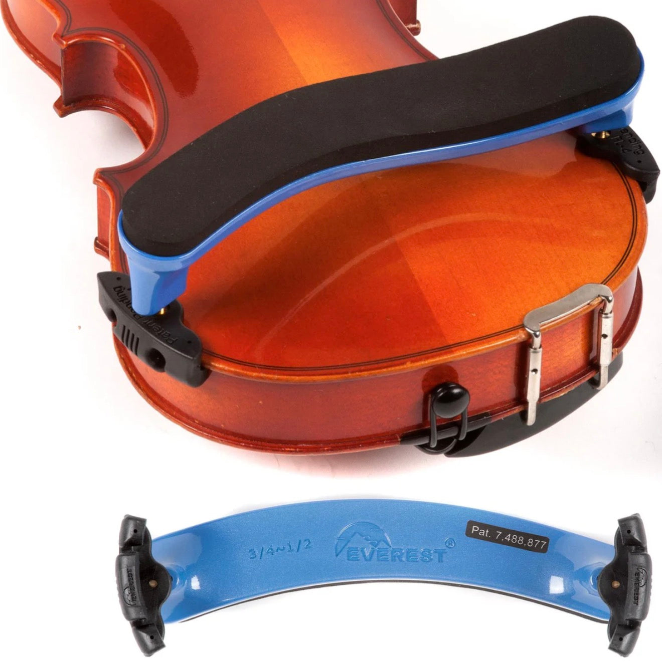 Everest ES Series Violin Shoulder Rest 4/4 ~ 3/4