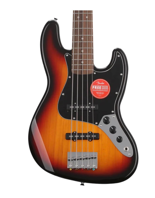 Squier Affinity Series Jazz Bass V - 3-color Sunburst with Laurel Fingerboard