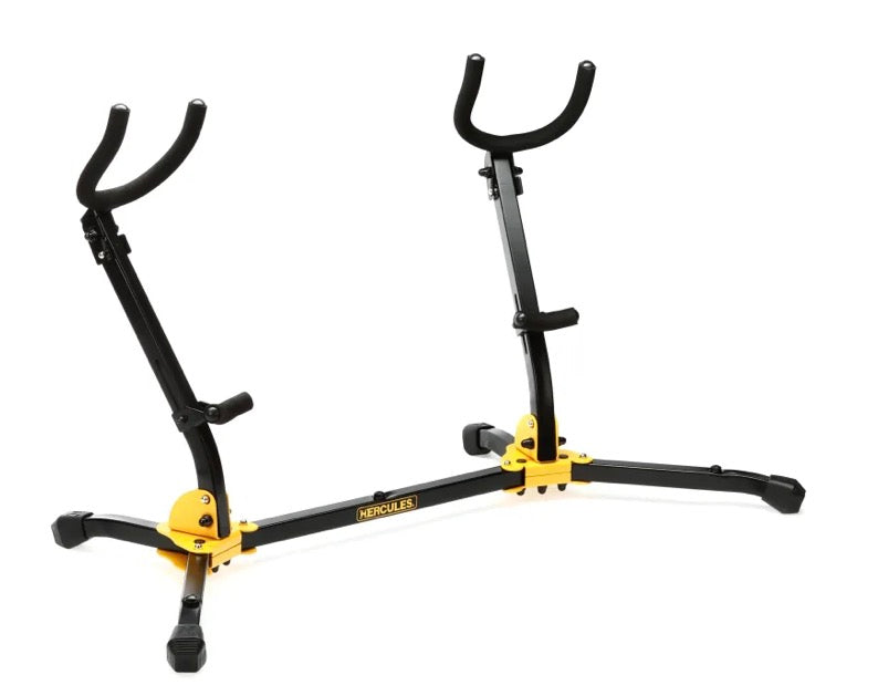 Hercules Stands DS537B Double Alto/Tenor Saxophone Stand