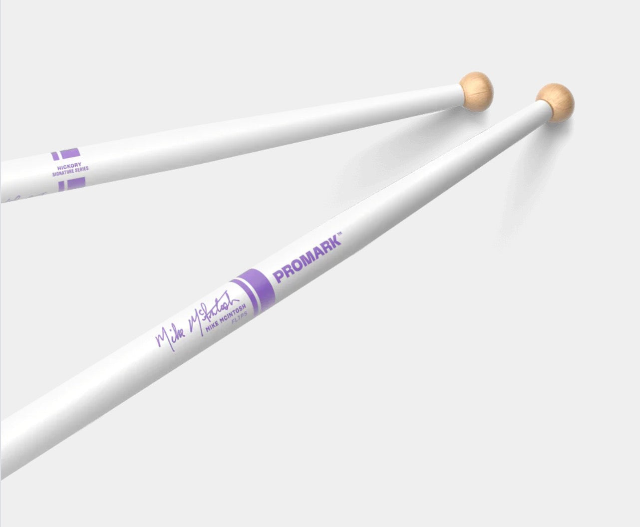 ProMark Mike McIntosh Signature Flips Marching Tenor Sticks Wood Tip
