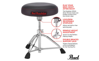 Pearl D-1500S Roadster Multi-Core Short Drum Throne