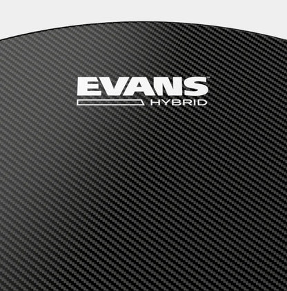 Evans Hybrid Marching Black Snare Batter