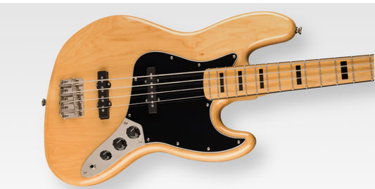 Squier Classic Vibe '70s Jazz Bass V - Natural with Maple Fingerboard