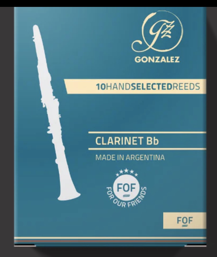 Gonzalez Reeds FOF Reeds for Bb Clarinet - (10-pack)