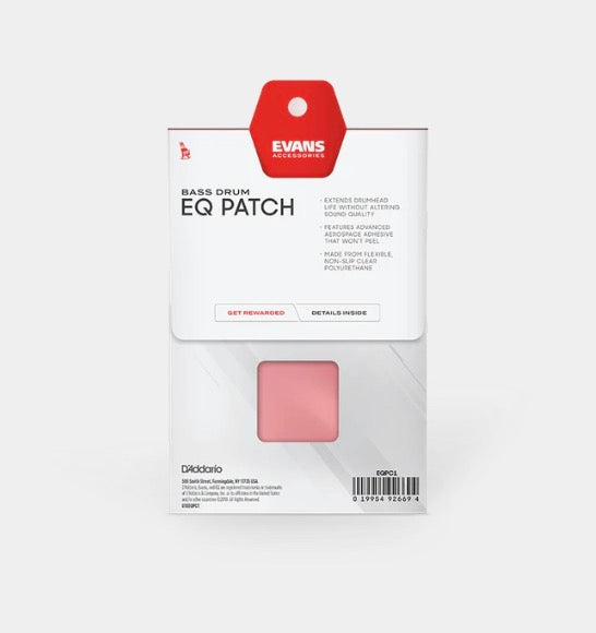 Evans EQ Patch Clear Plastic Single Patch